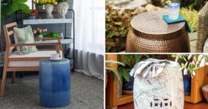 Decorating with garden stools – How to use and accessorize garden stools