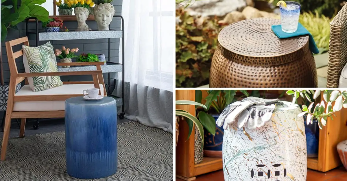 Decorating with Garden Stools – How to Use & Accessorize