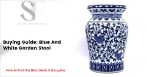 Buyers Guide: Blue And White Garden Stool