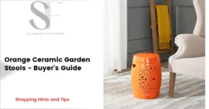 Orange Ceramic Garden Stools - Buyer's Guide