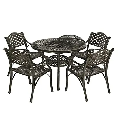 5-Piece Cast Aluminum Patio Furniture Set [Buyers Guide]