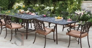 Buyers Guide Rectangular Cast Aluminum Patio Table featured