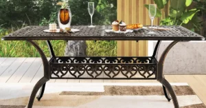 Read more about the article Cast Aluminum Dining Table For 6 – Buying Guide
