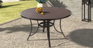 Round Cast Aluminum Patio Table Buyer's Guide featured