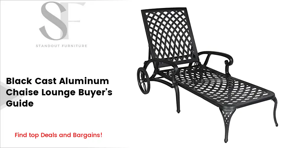 Black Cast Aluminum Chaise Lounge 2024 Buyers' Guide