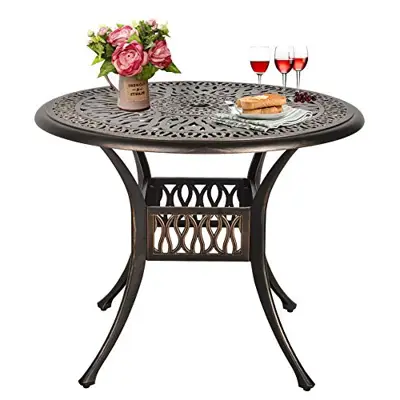 Buyers Guide: Cast Aluminum Bistro Table – Prices and more