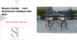 Buying Guide: Cast Aluminum Outdoor Bar Set