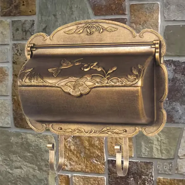 special lite products shb-1004-br hummingbird horizontal mailbox, bronze