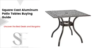 Square Cast Aluminum Patio Tables - Buyer's Guide