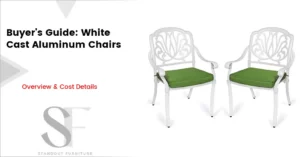 White Cast Aluminum Chairs Buying Guide | Saving Money!
