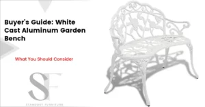 White Cast Aluminum Garden Bench Buyer's Guide