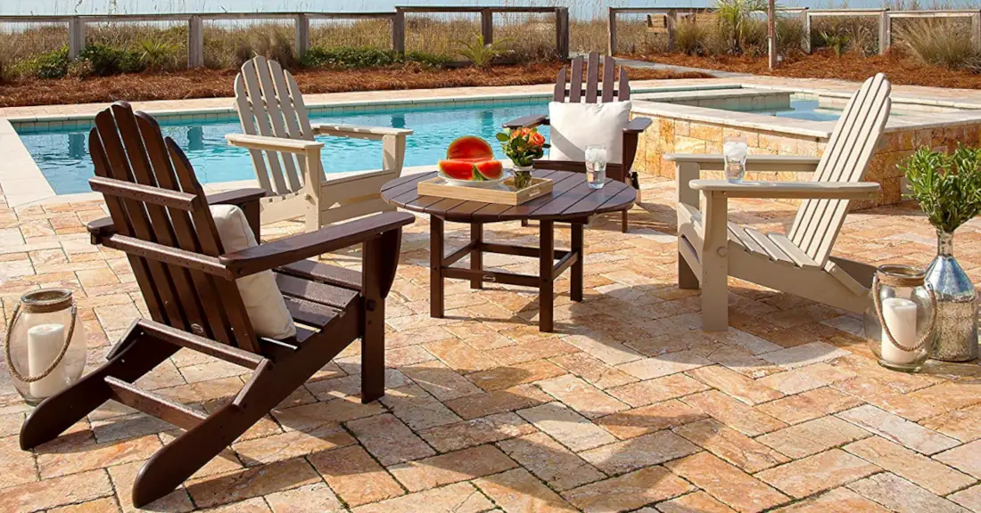 Polywood Conversation Sets Buyers Guide Cost Factors - feature 4-seater furniture with a table outdoors