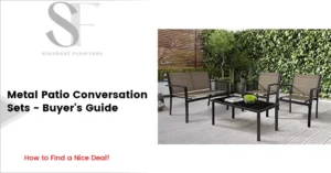 metal patio conversation sets featured