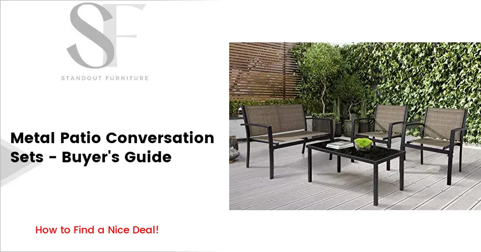 Metal Patio Conversation Sets 2024 Buyer's Guide