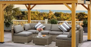 what is best size conversation set for a 12 by 16 patio gable featured