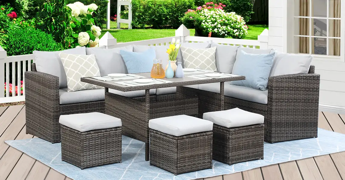 Wisteria Lane Patio Furniture Set 7Pcs Review It Delivers
