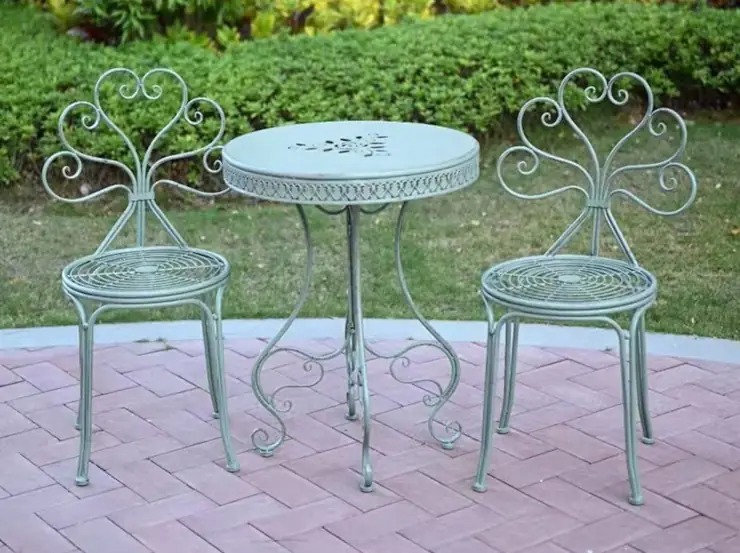 A cast aluminum bistro set - The Best Place to Buy Cast Aluminum Patio Furniture where to buy